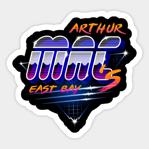 Arthur Mac's Deep 80s Sticker by ArthurMacs